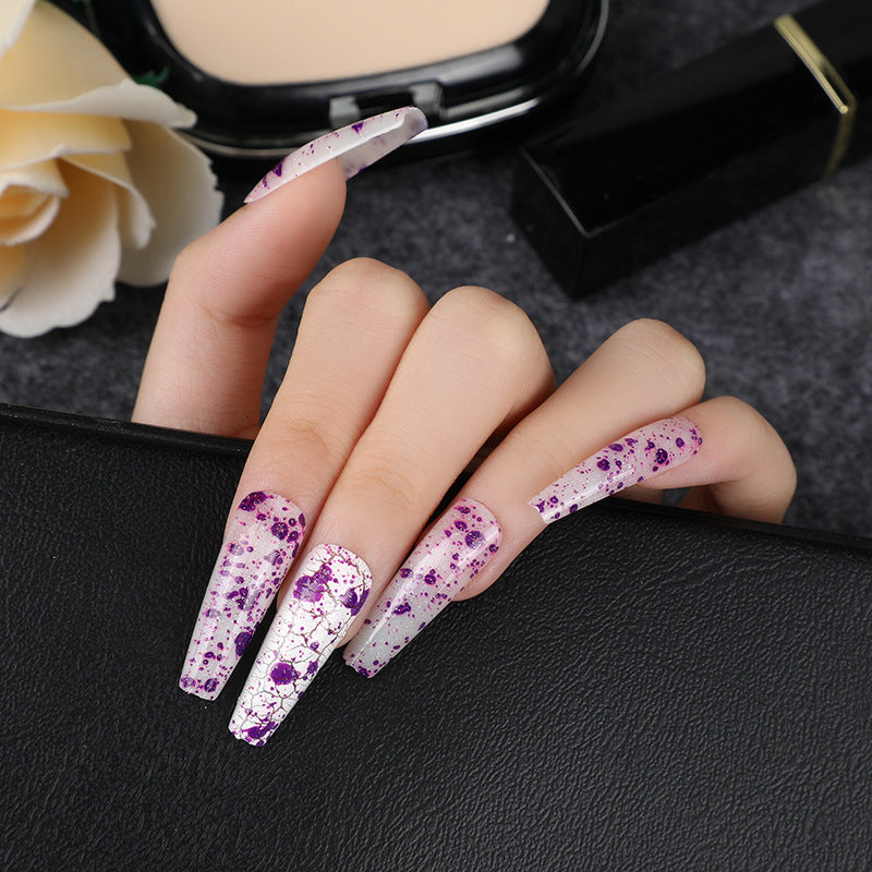 Artificial nails with delicate floral design Stornfield