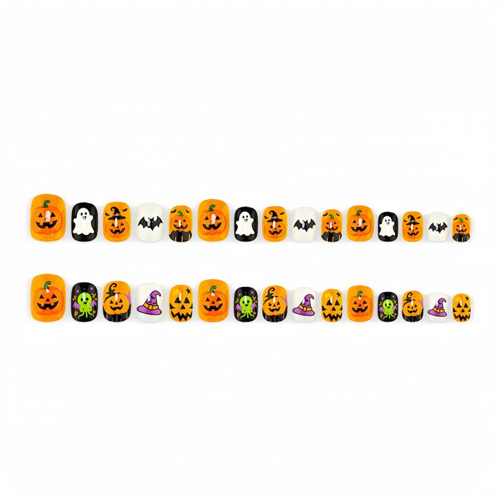 Halloween Nail Set with Creepy Designs Stornfield