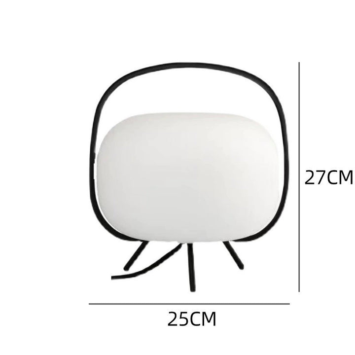 Modern Minimalist Table Lamp with Elegant Curved Design