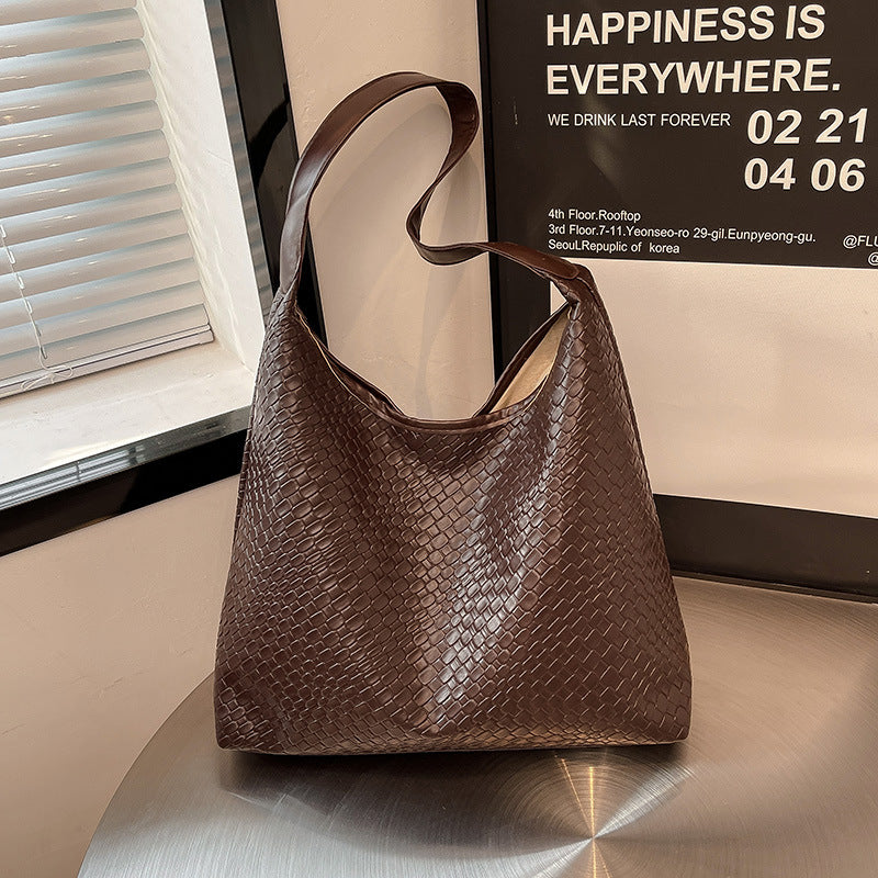 Woven Leather Shoulder Bag Stornfield