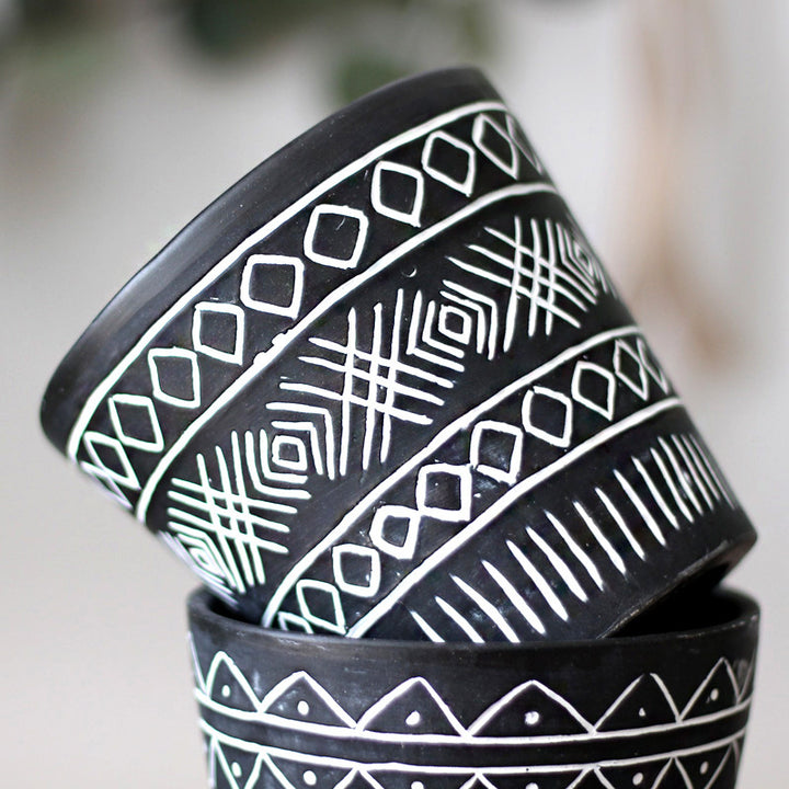 Decorative plant pots in Ethno style Stornfield