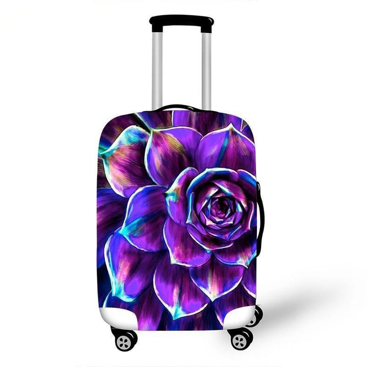 Women's hardshell travel suitcase with floral design Stornfield