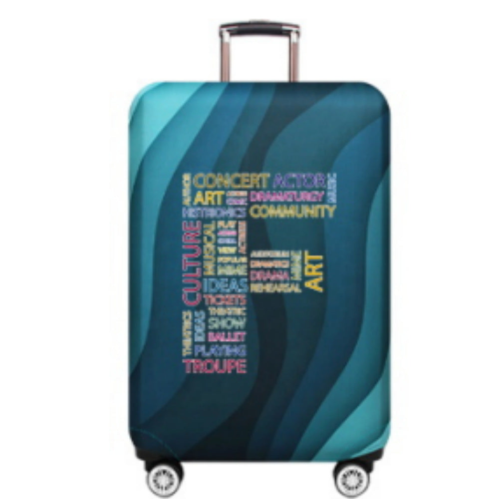 Unisex Hard Shell Suitcase with Creative Cultural Design Stornfield