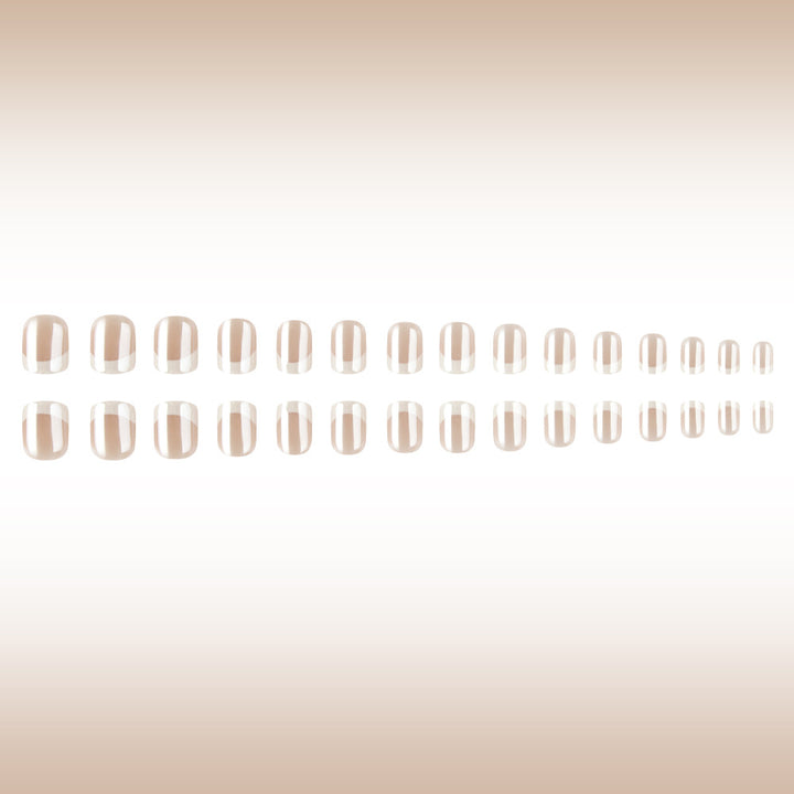 French Tip Press-On Nail Art Set Stornfield