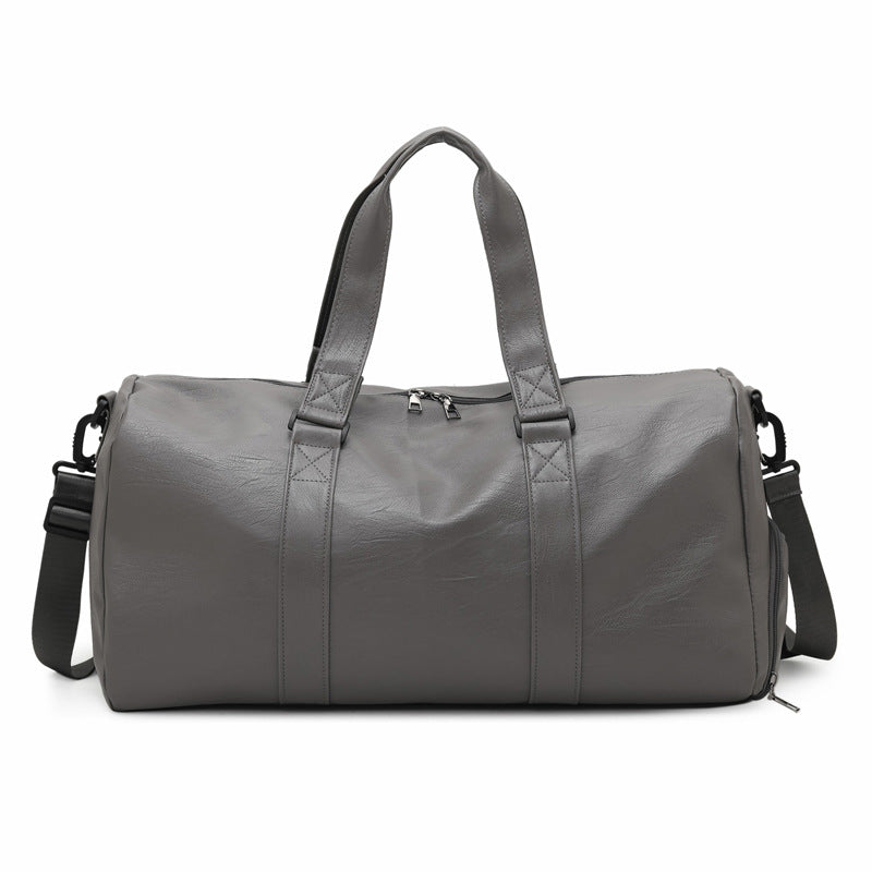 Premium Leather Gym Duffle Bag Stornfield