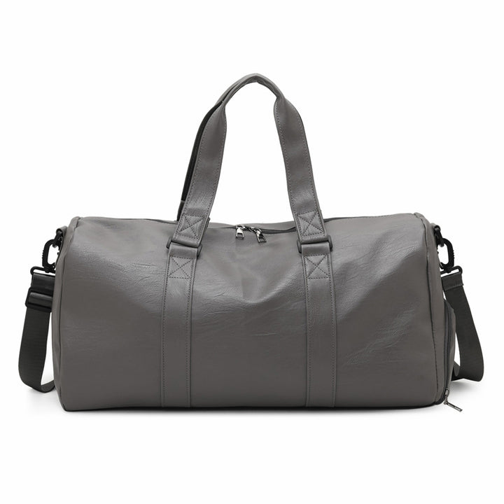 Premium Leather Gym Duffle Bag Stornfield
