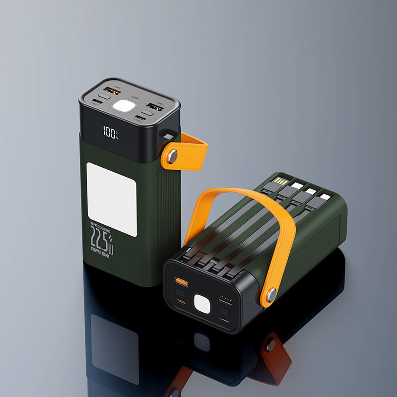 Portable power bank with fast charging port and LED display Stornfield