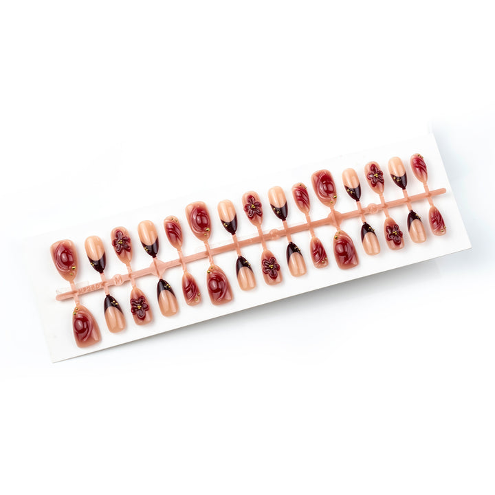 Creative Floral Design Press-On Nails Stornfield