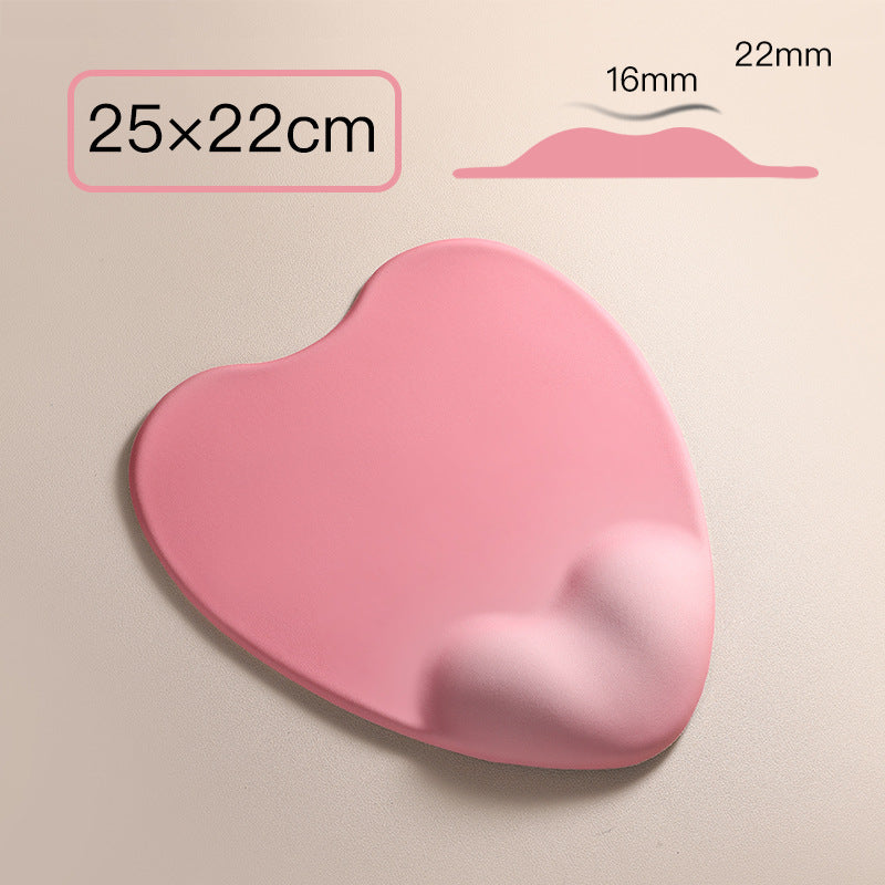 Heart-Shaped Mouse Pad