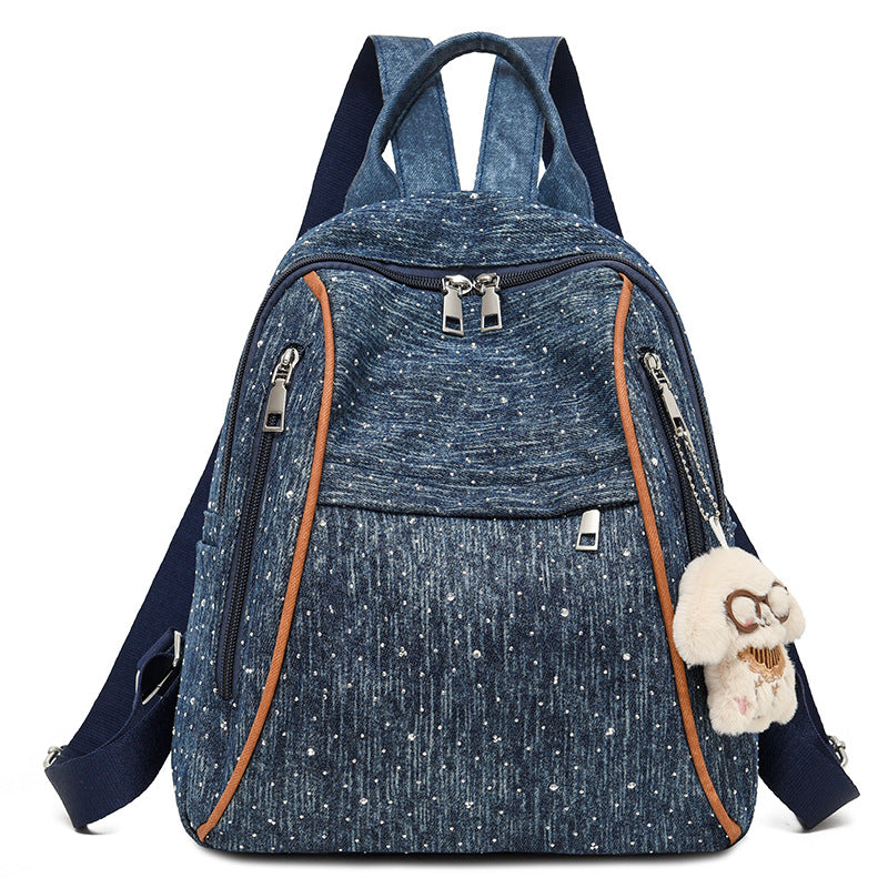 Casual Denim-Style Backpack Stornfield