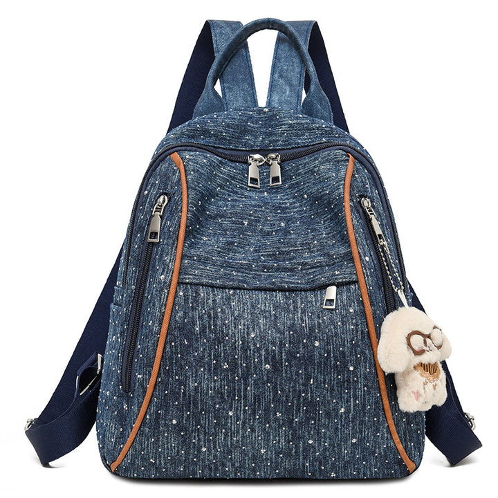 Casual Denim-Style Backpack Stornfield