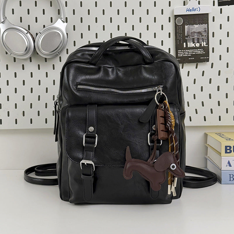 Versatile Leather Backpack Stornfield