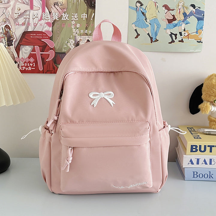 Chic Bow-Accent Backpack Stornfield