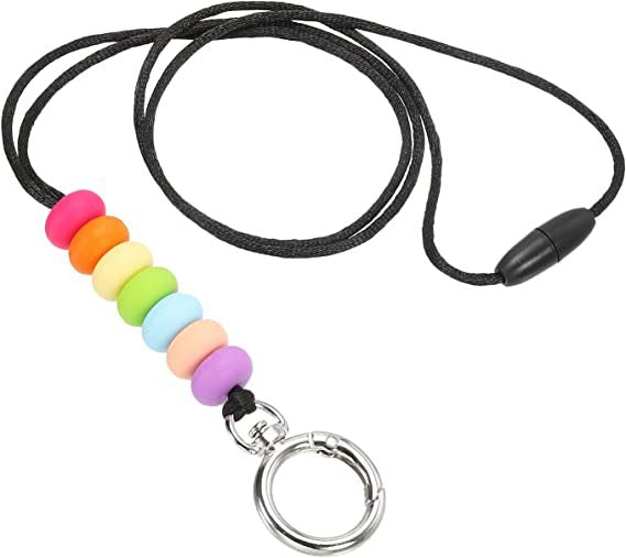 Colorful Beaded Keychain Holder Stornfield
