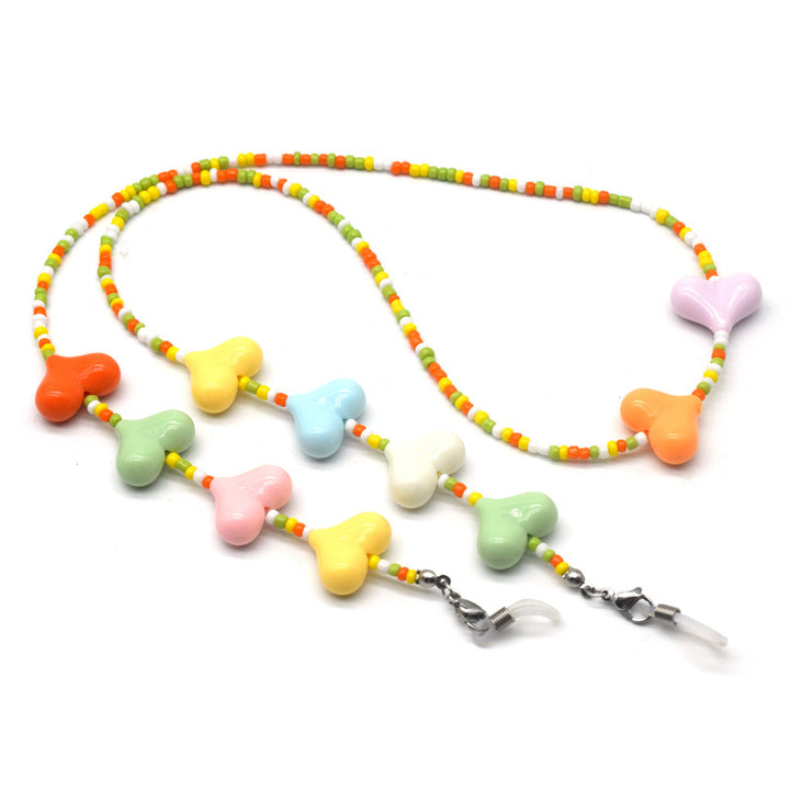 Colorful Heart Beaded Eyewear Chain Stornfield