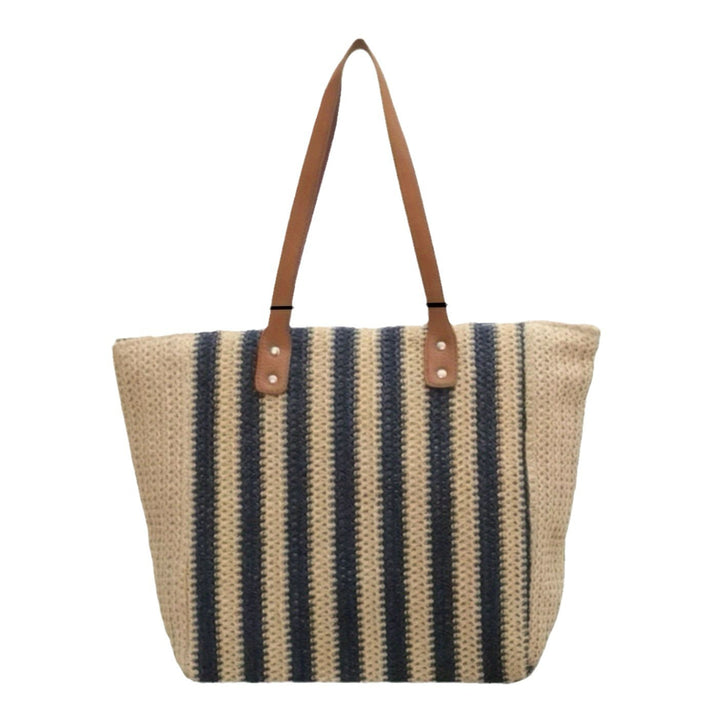 Spacious shopper bag with leather accents Stornfield