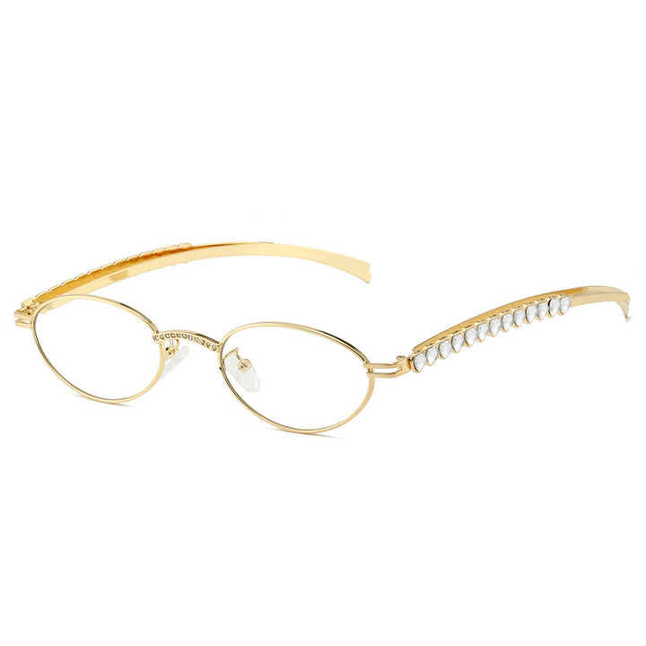 Elegant Oval Frame Glasses Stornfield