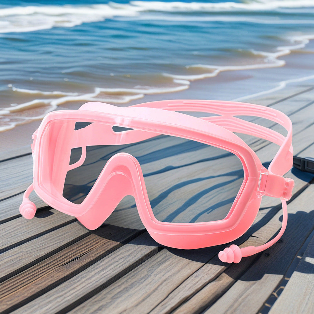 Diving mask with flexible silicone edge Stornfield