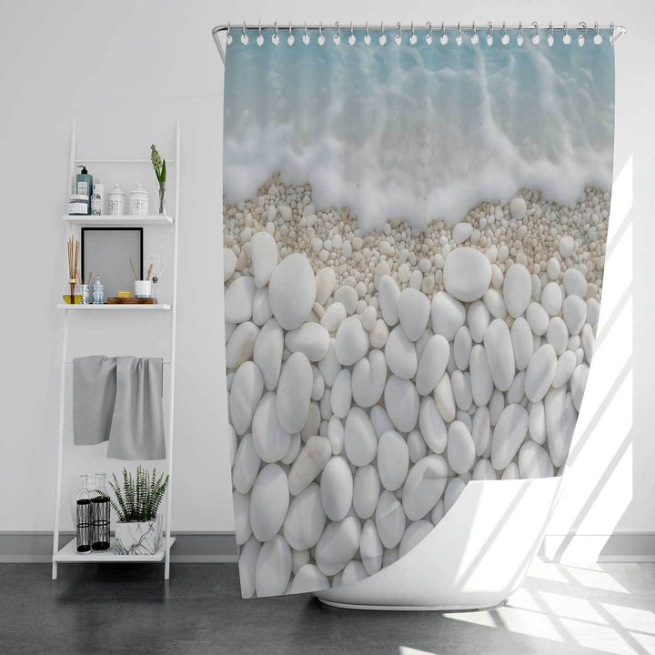 Coastal-Inspired Artistic Shower Curtain Stornfield