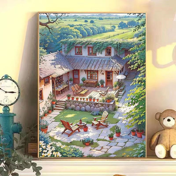 Serenity-Inspired Garden Scene Wall Art Stornfield