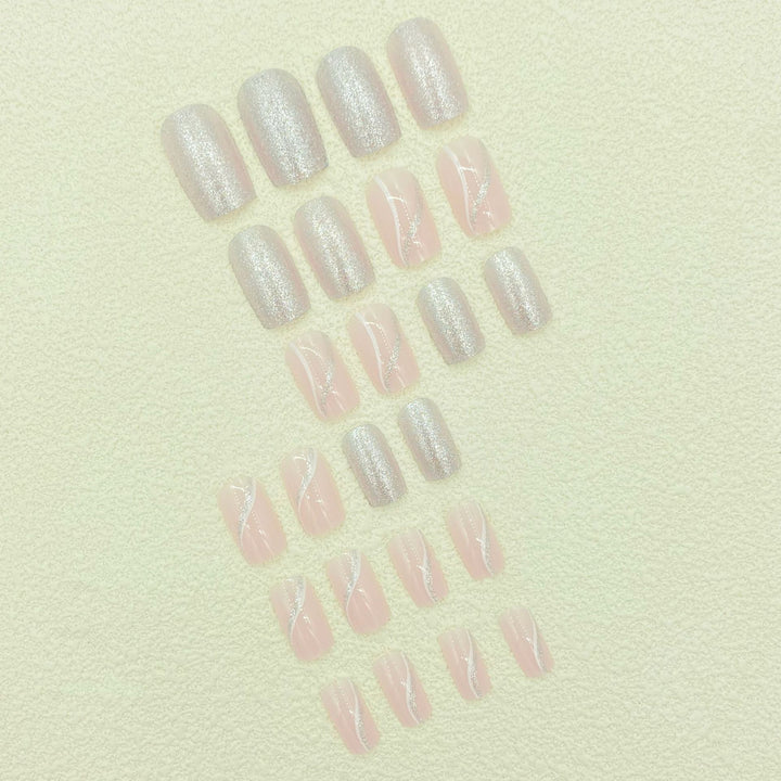 Glittery Stiletto Nail Extensions Stornfield