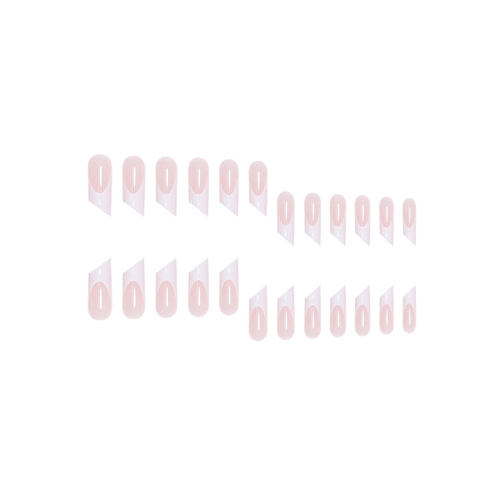 Elegant French Tip Acrylic Nail Art Extensions Stornfield