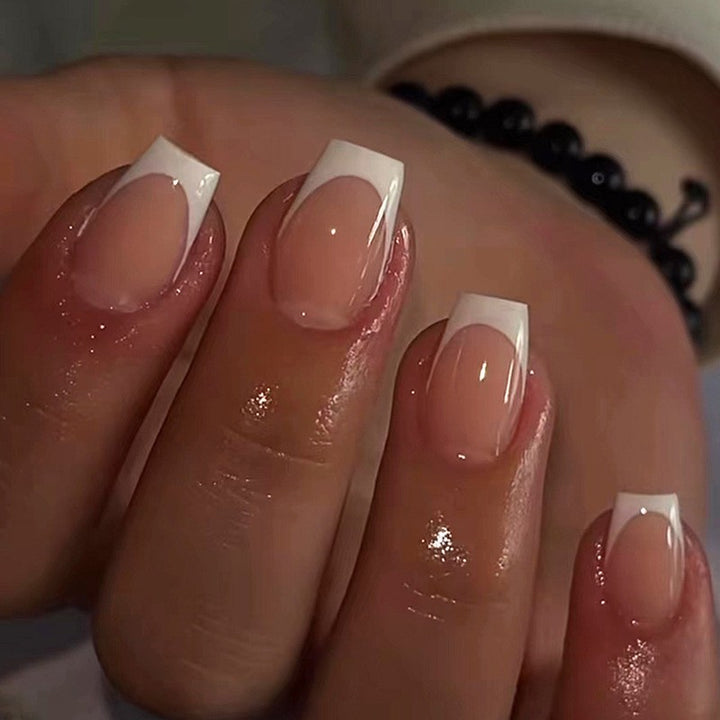 Elegant Floral Bow Press-On Nail Tips Stornfield