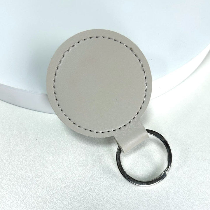 Premium Leather Round Keychain Stornfield