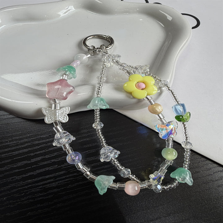 Whimsical Character Beaded Charm Keychain Stornfield
