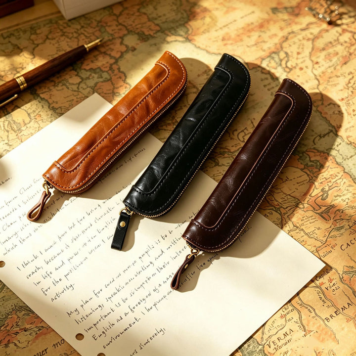 Leather Pencil Case