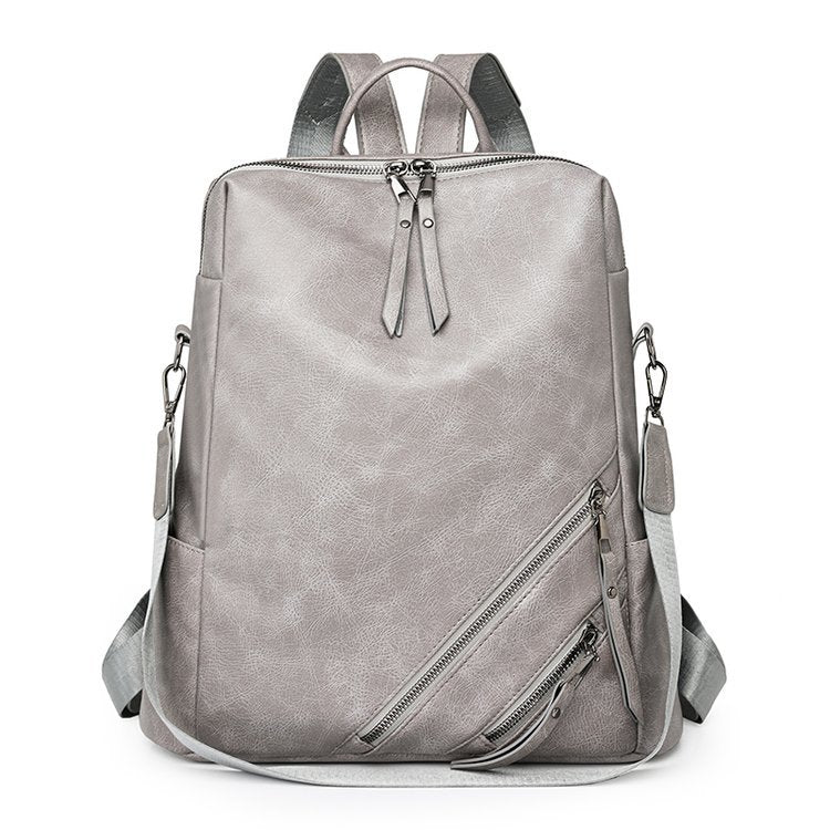 Fashionable Multi-Zipper Backpack Stornfield
