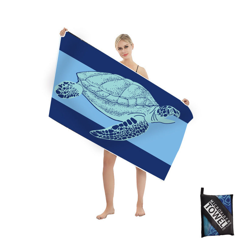 Beach towel with artistic mandala design Stornfield