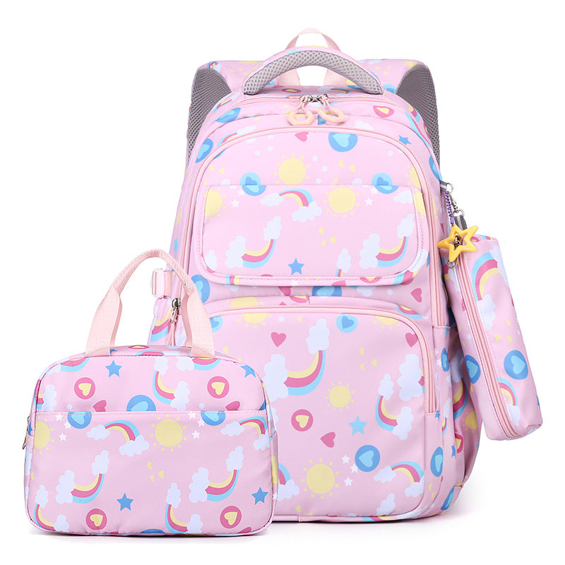 Playful school backpack with detachable accessories Stornfield
