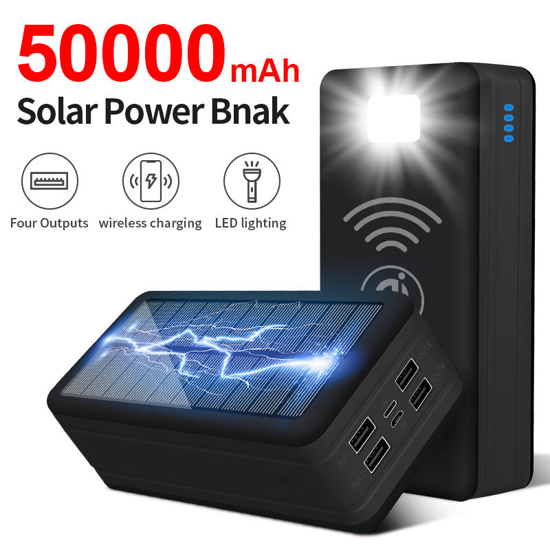 Solar Powerbank with Wireless Charging Function by Stornfield