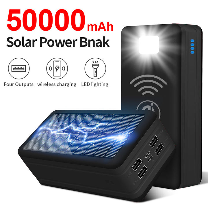 Solar Powerbank with Wireless Charging Function by Stornfield