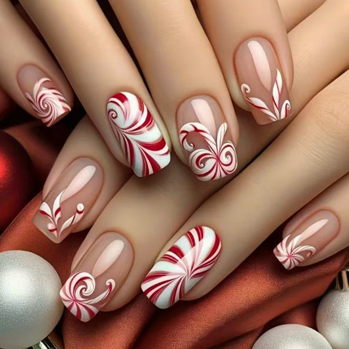 Artistic Holiday Nail Art Design Stornfield