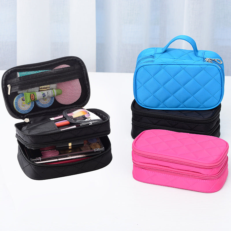 Cosmetic Organizer With Elegant Structure And Practical Carrying Handle Stornfield