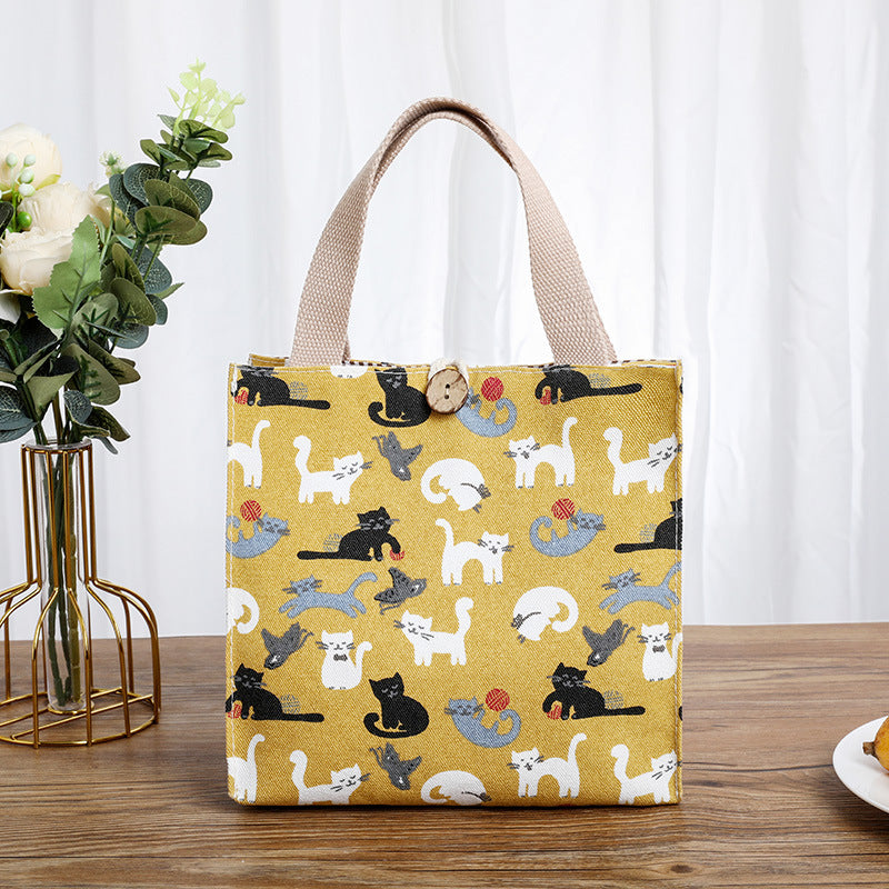 Cute Cat-Themed Storage Tote Stornfield