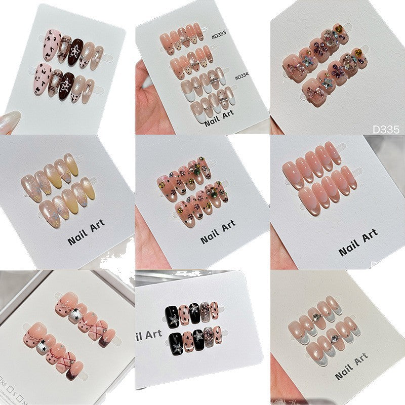 Handmade Decorative Press-On Nail Set