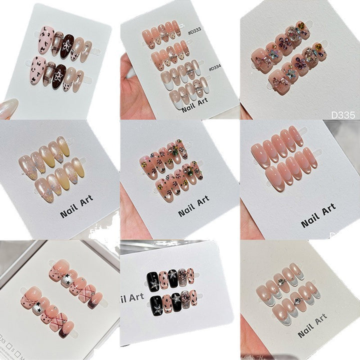 Handmade Decorative Press-On Nail Set