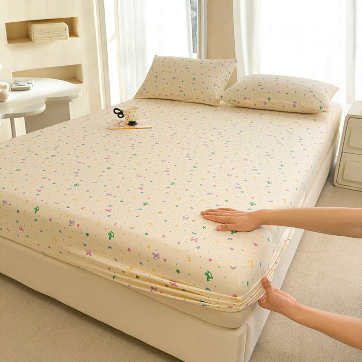 Soft Printed Mattress Protector