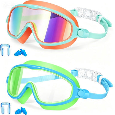 Swim protection goggles with adjustable nose piece and anti-fog technology Stornfield