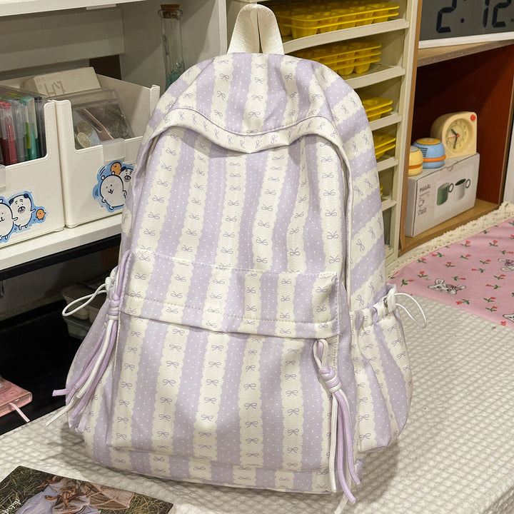 Cute Bow-Embellished Backpack Stornfield