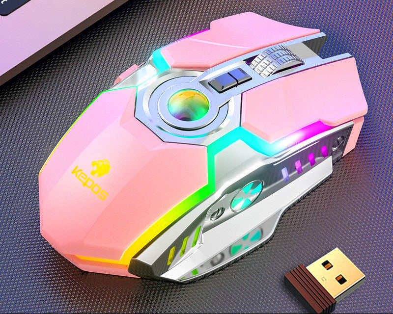 RGB Wireless Gaming Mouse with Customizable LED Lighting Stornfield