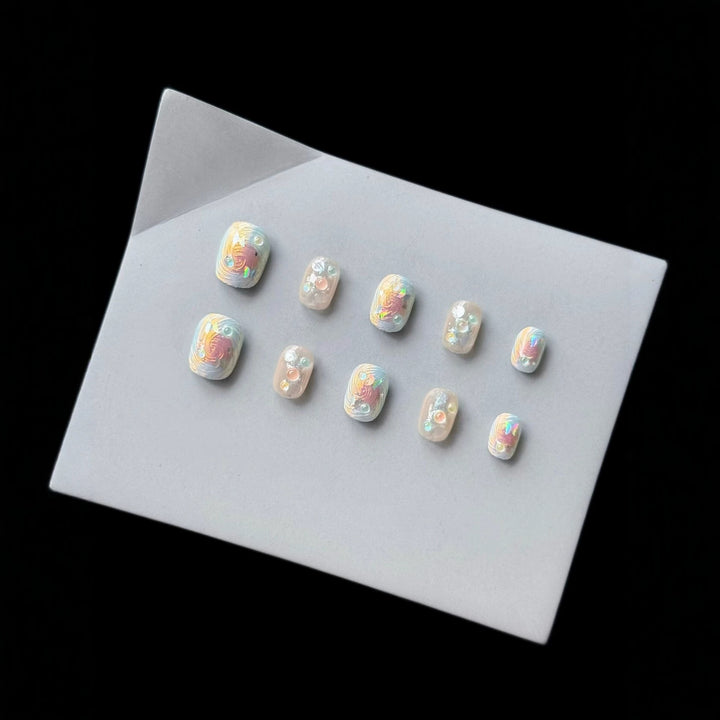 Decorative Artistic Press-On Nail Set