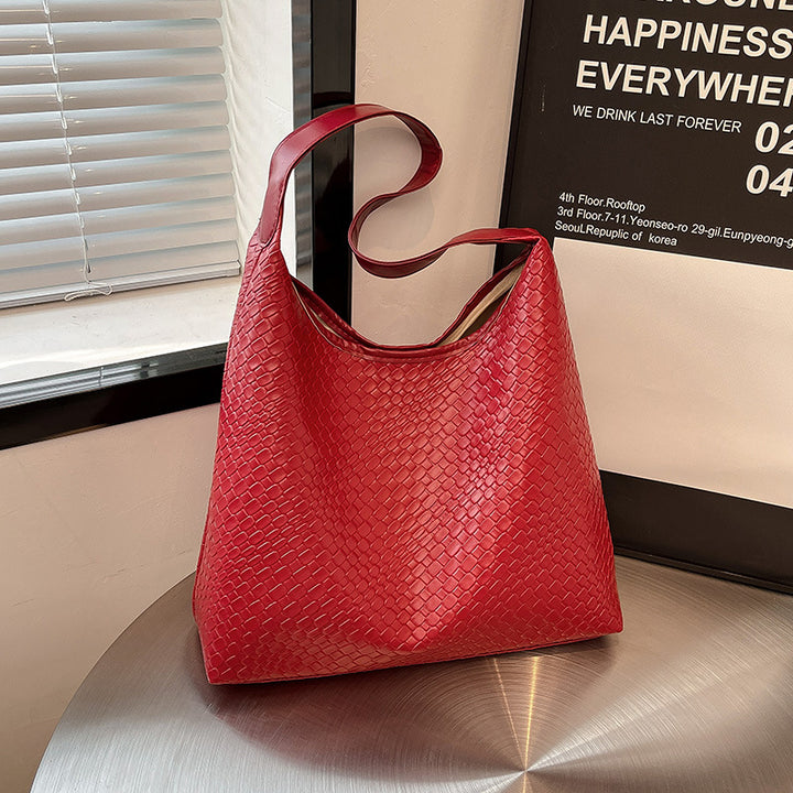 Woven Leather Shoulder Bag Stornfield