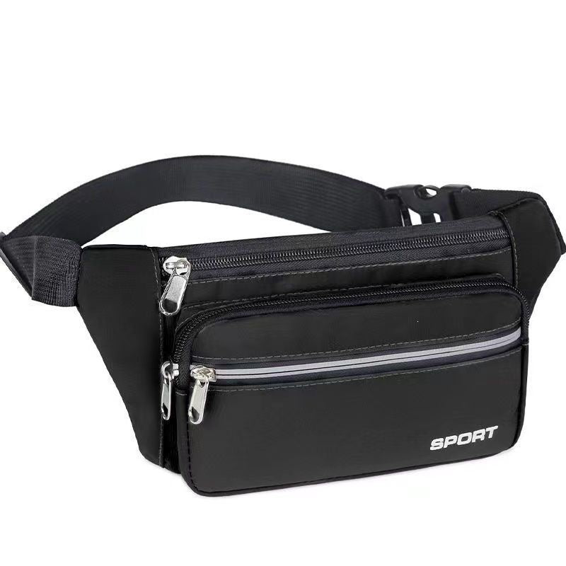 Sporty Waist Bag With Multiple Compartments Stornfield