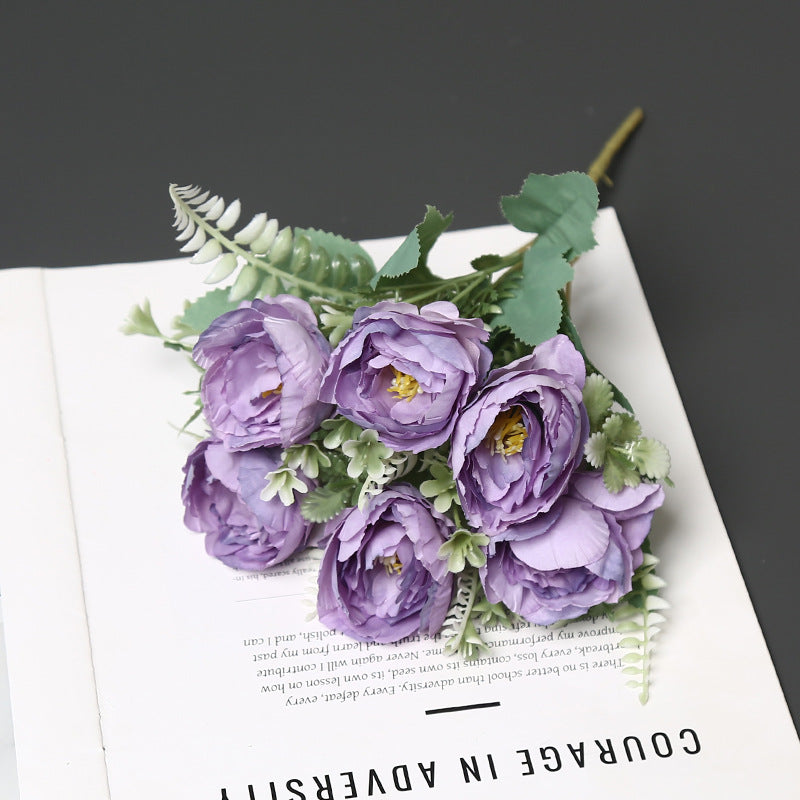 Lifelike Artificial Peony Bouquet