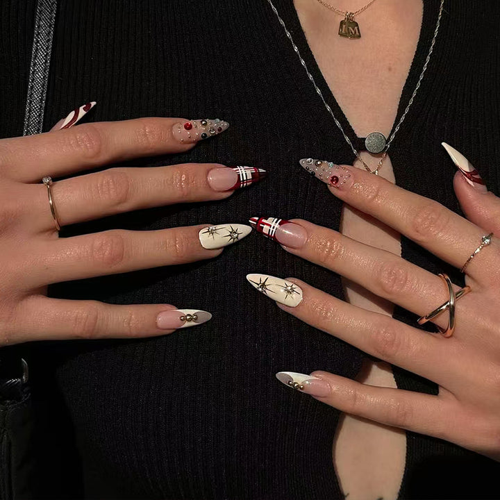 Artificial nails with sparkling details Stornfield