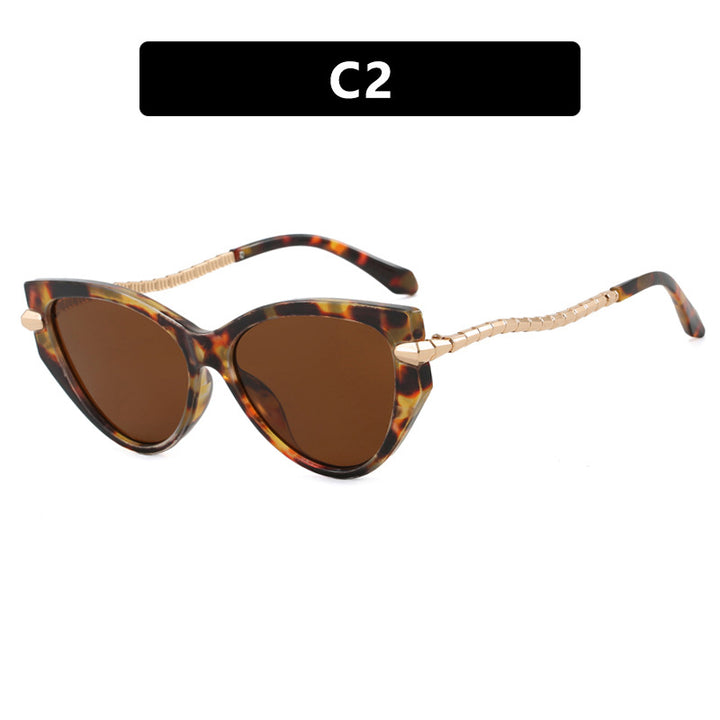 Ladies Cat-Eye Sunglasses with elegant metal frame and fashionable accents Stornfield